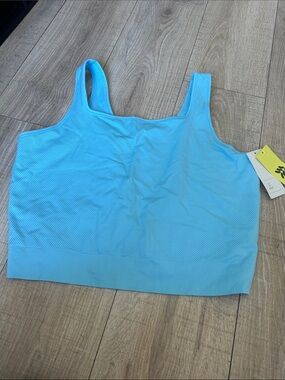 all in motion Light Blue Ribbed Sports Tank